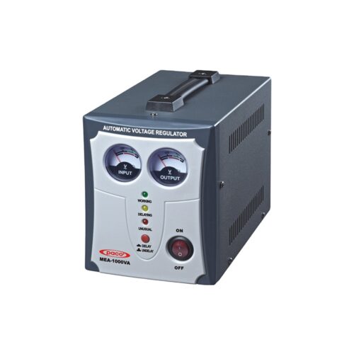 PACO 1000VA with output and input meter display with CE certificate voltage stabilizer